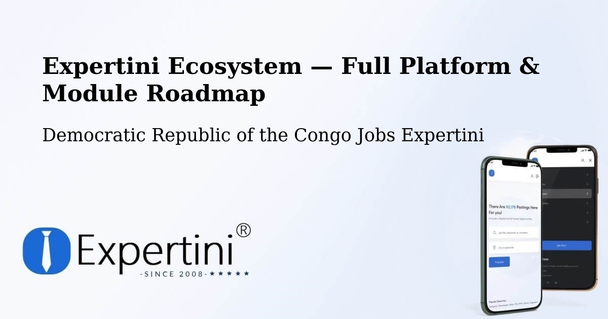 Expertini Ecosystem — Full Platform & Module Roadmap – Kambove
