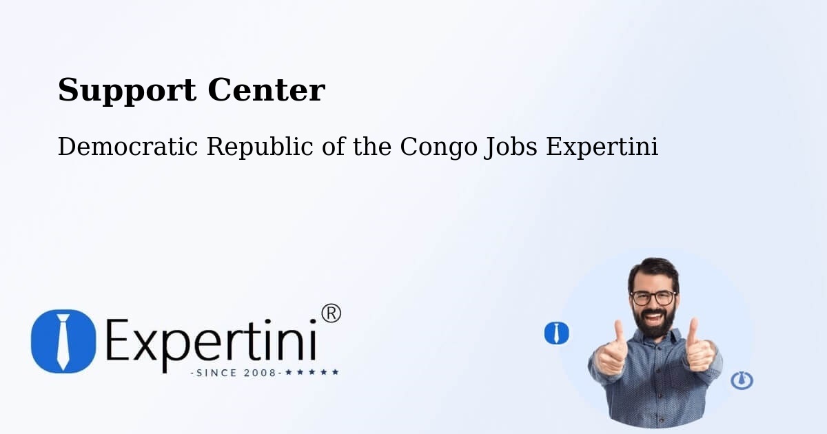 Support Services – Kambove - Democratic Republic of the Congo Jobs Expertini