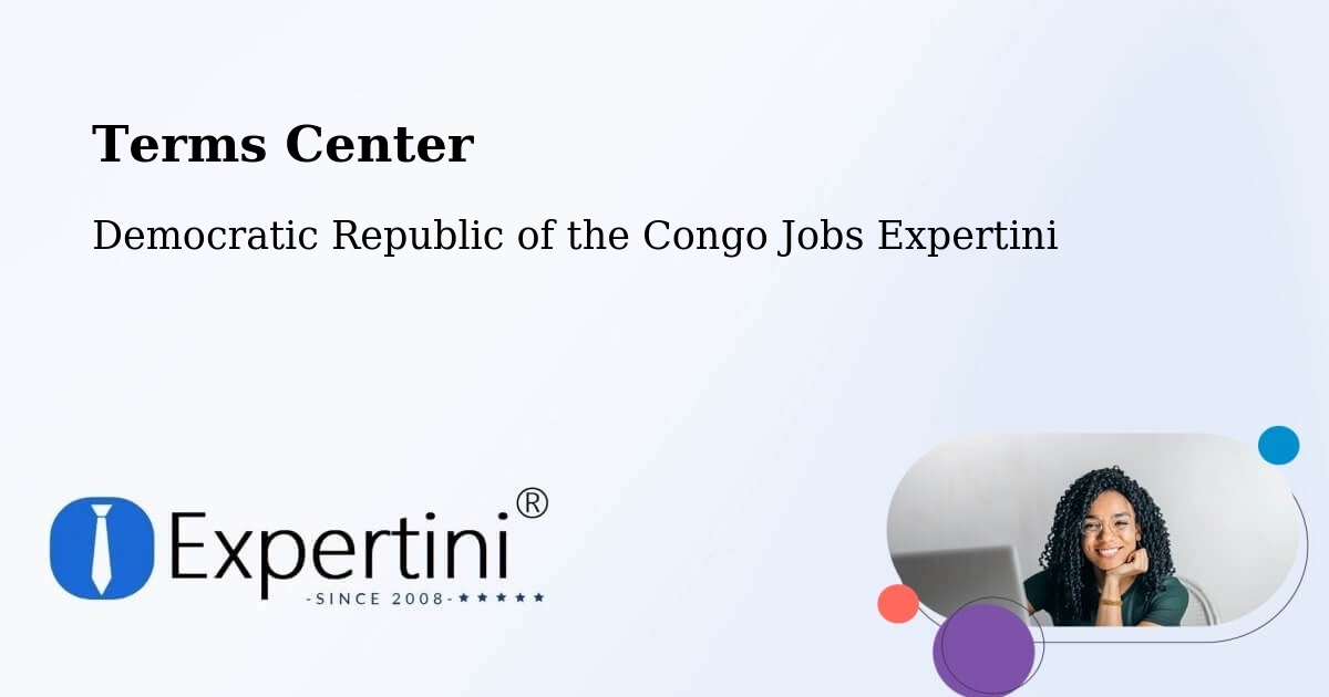 Terms of Service – Kambove - Democratic Republic of the Congo Jobs Expertini
